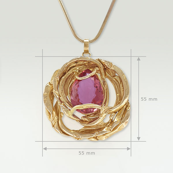 Angel's Nest Alexandrite Pendant Measurements