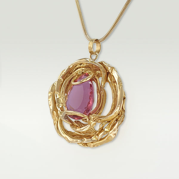 Angel's Nest Alexandrite Pendant Side