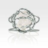 Angel's Nest Cuff Faden Quartz Silver