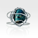 Angel's Nest Cuff Labradorite Silver