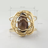 Angel's Nest Smoky Quartz Cuff Measurements