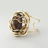 Angel's Nest Smoky Quartz Cuff Side