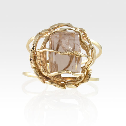 Angel's Nest Cuff Smoky Quartz