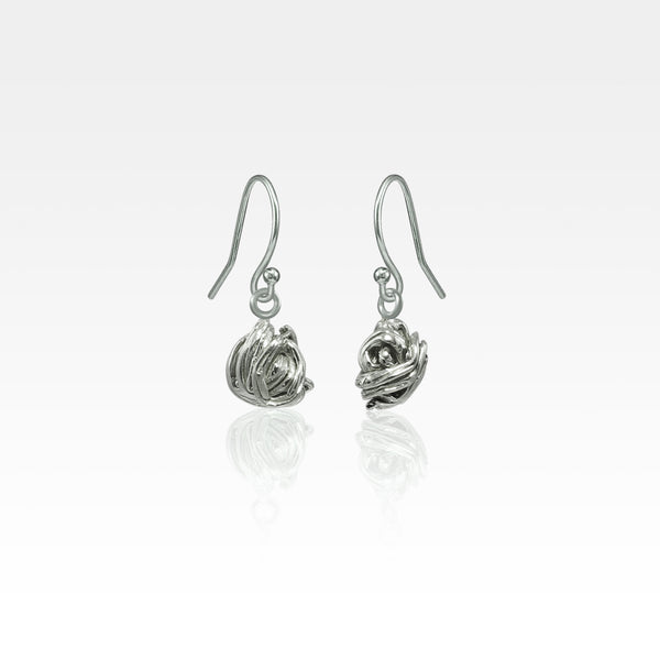 Angel's Nest Earrings Silver
