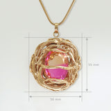 Angel's Nest Tourmaline Pendant Measurements