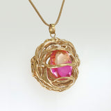 Angel's Nest Tourmaline Pendant Side