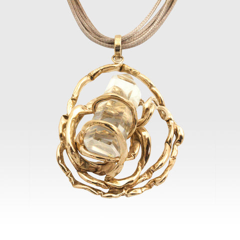Angel's Nest Clear Quartz Pendant
