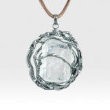 Angel's Nest Pendant Faden Quartz Silver