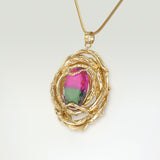 Angel's Nest Tourmaline Pendant Side