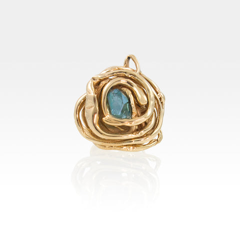 Angels Nest Ring Aqua Aura