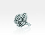 Angel's Nest Ring Silver Side View