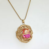 Angel's Nest Tourmaline Pendant Side