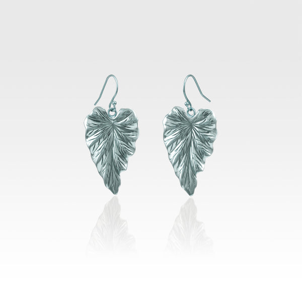 Art Deco Leaf Earrings