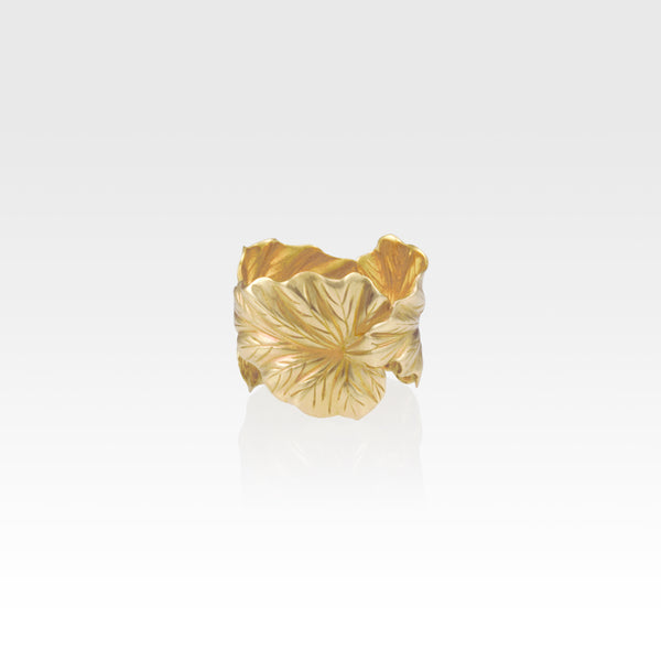 Art Deco Leaf Ring