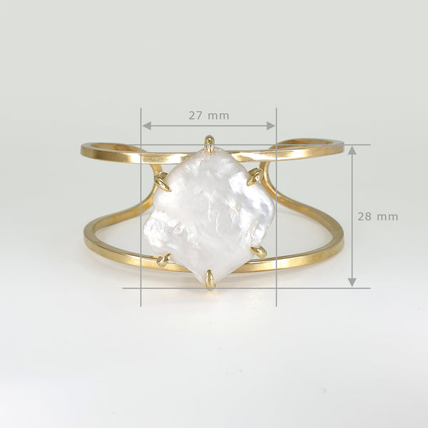 Baroque Pearl Cuff Measurements