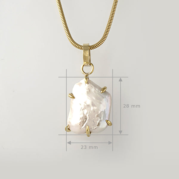 Baroque Pearl Pendant Bronze Limited Edition *SOLD*