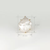 Baroque Pearl Ring Measurements