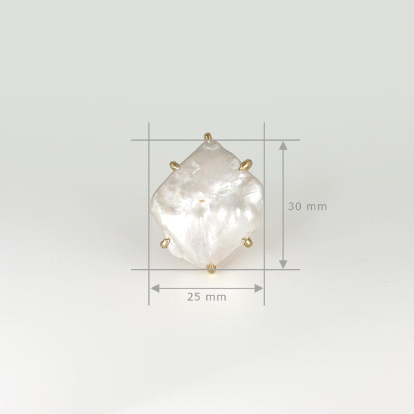 Baroque Pearl Ring Measurements