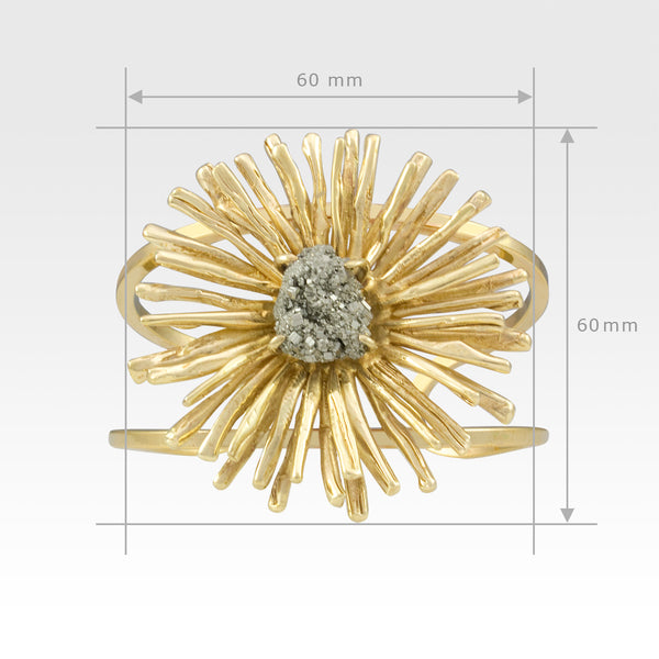 Chrysanthemum Cuff Large Measurements