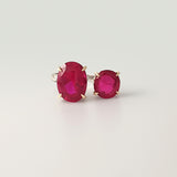 Double Ruby Ring Front