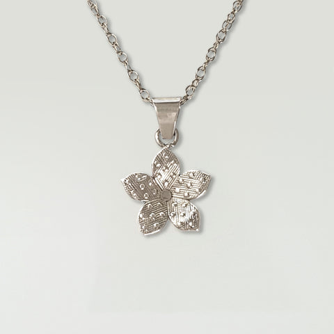 Forget-Me-Not Pendant Silver