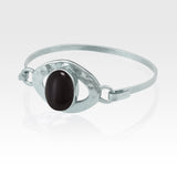 Hammered Bangles - Onyx