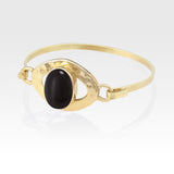 Hammered Bangles - Onyx