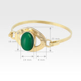 Hammered Bangles - Onyx