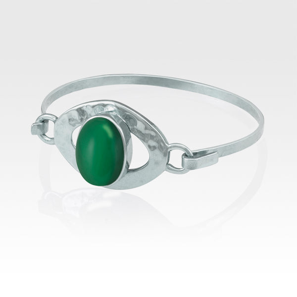 Hammered Bangles - Onyx