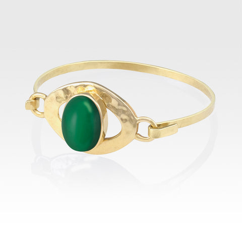 Hammered Bangles - Onyx
