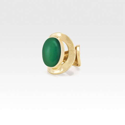 Hammered Rings - Onyx