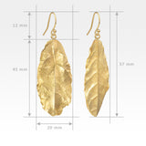 Laurel Leaf Drop Earrings