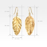 Laurel Leaf Drop Earrings