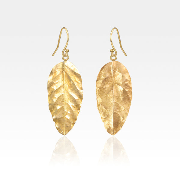 Laurel Leaf Drop Earrings