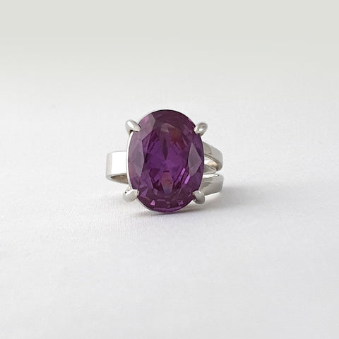 Multi-Facet-Alexandrite-Ring-Silver
