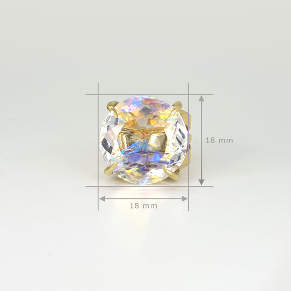 Mystic Topaz Ring Measurements