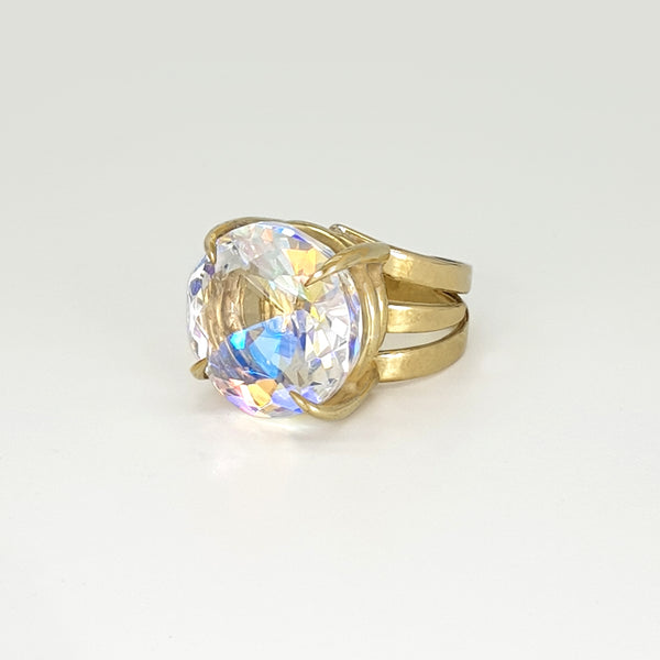 Mystic Topaz Ring Side