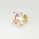 Mystic Topaz Ring Side