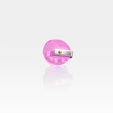 Plexiglas Rivet Circle Ring - Pink