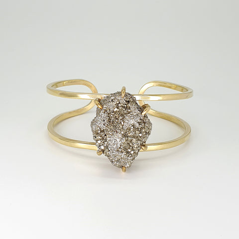 Pyrite Cuff Medium