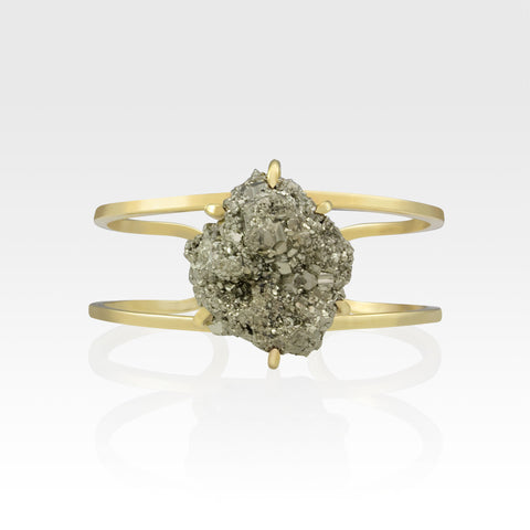 Pyrite Cuff Small