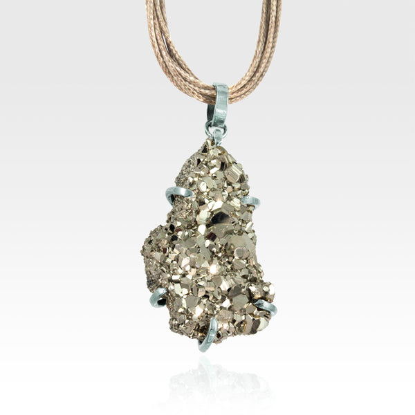 Pyrite Pendant Large