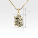 Pyrite Pendant Small Measurements