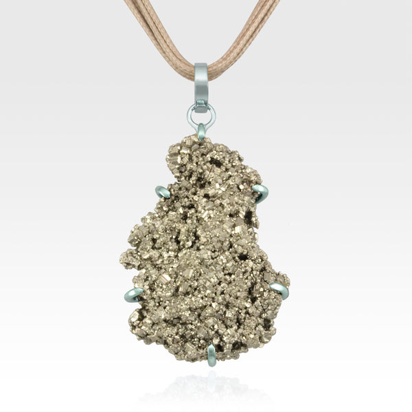 Pyrite Pendant X-Large