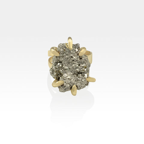 Pyrite Ring Medium