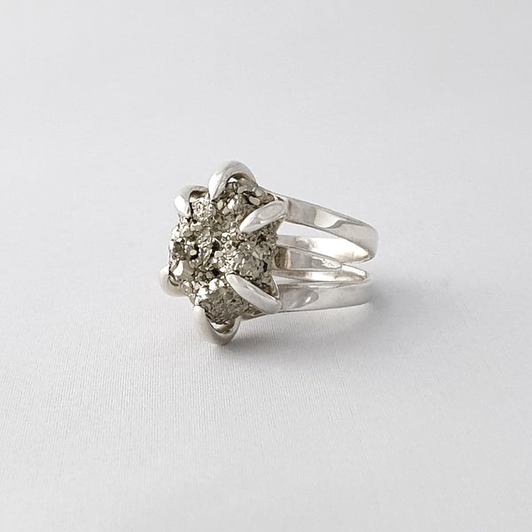 Pyrite Ring Small Side