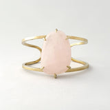 Rose Quartz Cuff Bracelet