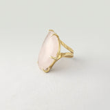 Rose Quartz Ring Side