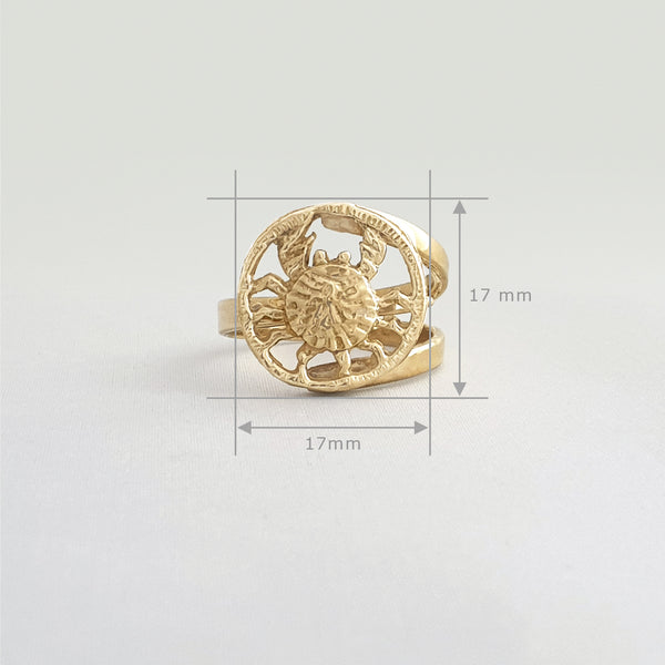 Star Signs Cancer Ring Measurements