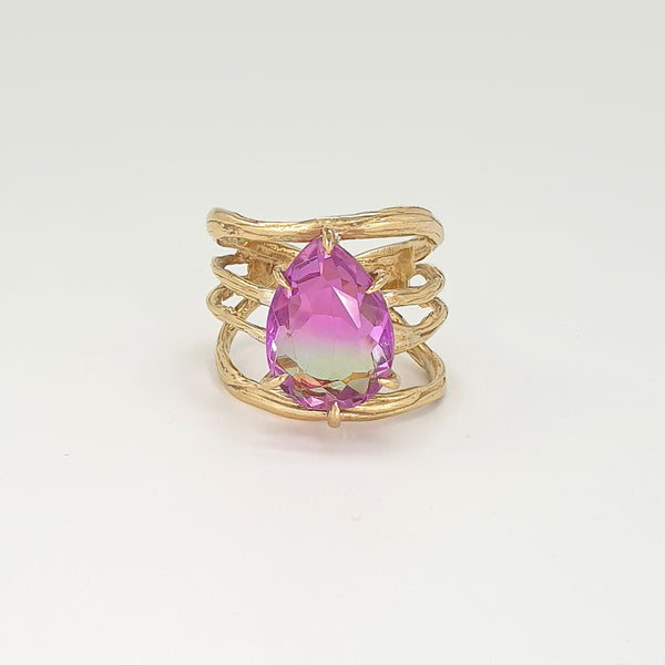 Twiglet Tourmaline Ring